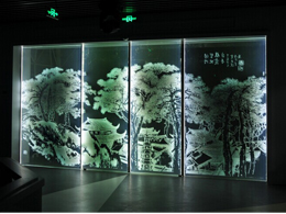 3D大幅麵裝飾玻璃